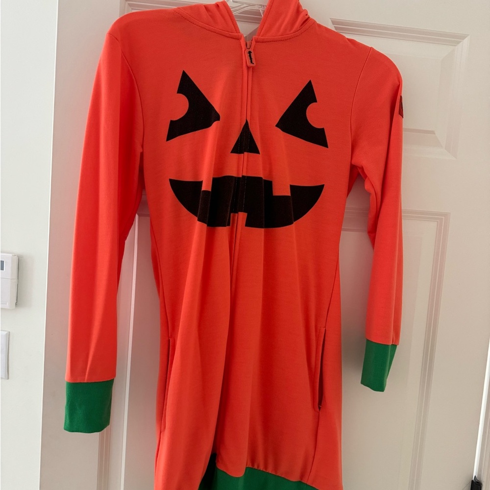 Tipsy Elves Orange Pumpkin hoodie dress costume Halloween!